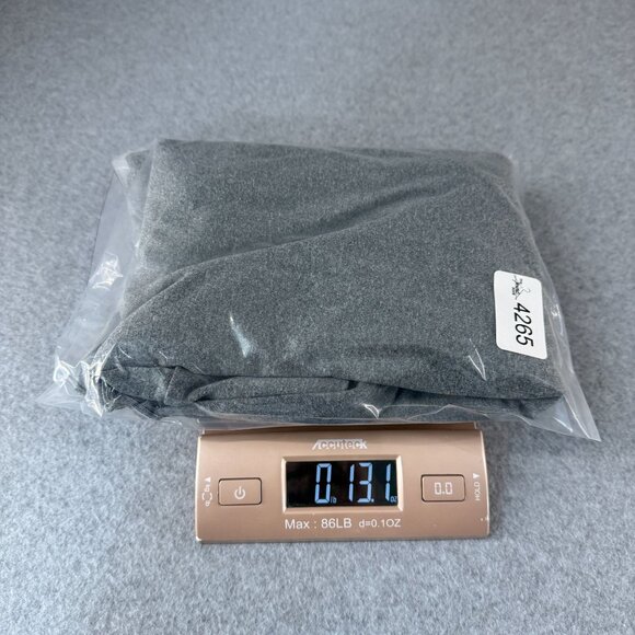Soma Intimates Size Large Gray Long Sleeve Hoodie VNeck Kangaroo Pocket Stretch - Picture 10 of 11